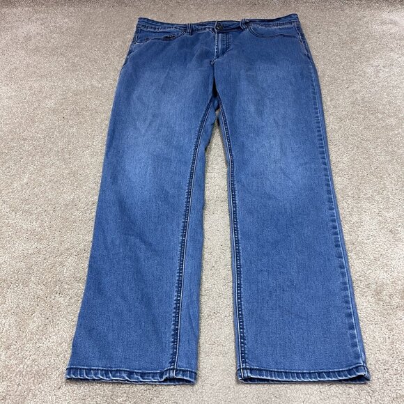 Buffalo David Bitton Axel Slim Stretch Jeans Men’s Blue Pockets Size 38x32 - Picture 1 of 12